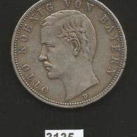 OTTO KOENIG VON BAYERN, 5 MARK, (3135)