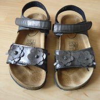 Aldi "Be Happy" Mädchen Sandalen blau Lederfußbett 1. Hand 30 31