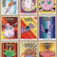 43 Stück Pokemon-Karten/Sticker "Dunkin-Boomer" Jahr 2000, siehe Text + Bilder