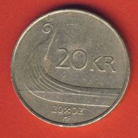 Norwegen 20 Kronen 2002