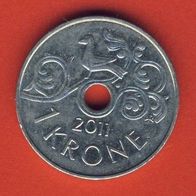 Norwegen 1 Krone 2011