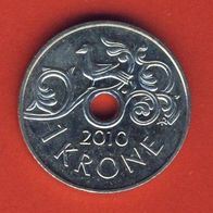 Norwegen 1 Krone 2010