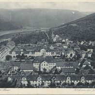 alte AK Carlshafen Weser 1929, Blick von der Juliushöhe