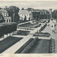 alte AK Bad Salzuflen um 1938, Leopoldbad Inhalatorium, Menschen