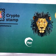 Crypto Stamp Luxemburg 2023 "Löwe"