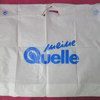 Plastiktüte QUELLE Einkaufstüte 58x49,5 cm Tasche Bag Sammler Tasche Plast Trage