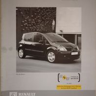 Renault MODUS Preisliste und Ausstattungen 2004