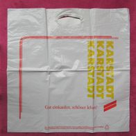 Plastiktüte Karstadt Einkaufstüte 45 x 45 cm Tasche Bag Sammler Plast Trage