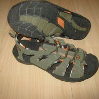 tolle neuwertige Trekking - Sandalen Skechers Gr. 35 khaki (0615)