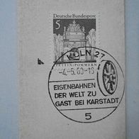 SST Eisenbahnen der Welt zu Gast bei Karstadt Köln 1968