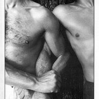 Ansichtskarte EROTIK - Männer Arm in Arm - - Photokunst - Marcus Thelen