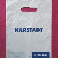 Plastik Tüte Einkaufstüte "Karstadt" 22,5 x 32 cm Einkaufs Tasche Trage Sammler