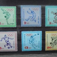 Bulgarien 1488/91 kpl. * * - Olympische Sommerspiele Tokio 1964 Mi. 4,00