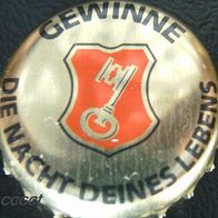 Becks Nacht Deines Lebens 2015 GOLD Inbev Bremen Brauerei Bier Kronkorken