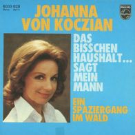 7 Vinyl Johanna von Koczian - Das bisschen Haushalt