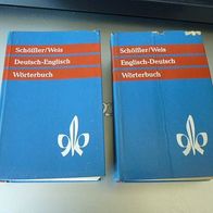 Schöffler/ Weis Englisch Deutsch - Deutsch Englisch - 2 Wörterbücher