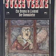 Ein Drama in Livland & Der Donaulotse" 2 Abenteuerromane von J. Verne -DDR 1980