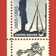 USA,1965 Mi.879 Postfrisch mit Zip Code