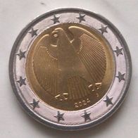 2 Euro BRD 2024 Adler J vorzüglich aus Umlauf Deutschland vz Bundesadler