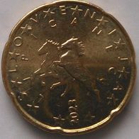 20 Euro Cent Slowenien 2023 aus Umlauf vz siehe Bild Lipizaner Kursmünze