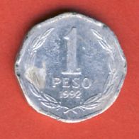 Chile 1 Peso 1992