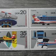 DDR 2516/9 * * - 25 Jahre Interflug Aerosozphilex 1980