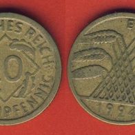 10 Rentenpfennig 1924 E