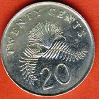 Singapur 20 Cents 1986
