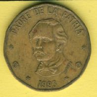 Dominikanische Republik 1 Peso 1993