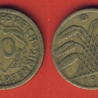 10 Reichspfennig 1924 D