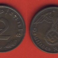 Deutsches Reich 2 Reichspfennig 1937 F