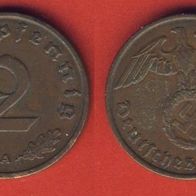 Deutsches Reich 2 Reichspfennig 1938 A