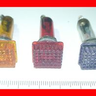 3 St. Kontrolllampen 230V Gelb, Rot und Violett