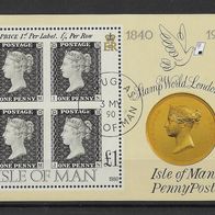 005) Insel Man 1990 Briefmarken Block 12 gestempelt