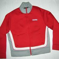 Taillierte Jacke im Neoprenstil Gr M rot