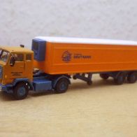 Volvo F89 ´70, Kühlkoffer-Sz., orange, Deutrans, Kleinserie, Ep4, panzer-shop 1