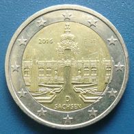 2 Euro - BRD - 2016 F (Sachsen)