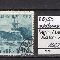 Rumänien 1957 Tag der Marine MiNr. 1662 gestempelt