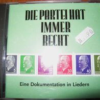 CD Sampler-Album: "Die Partei Hat Immer Recht (Eine Dokumentation In Liedern)" (1996)