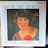 LP Vinyl Schallplatte Monika Herz - Bitte, tanz mit mir, AMIGA, VEB DDR 1978