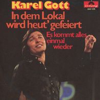 7 Vinyl Karel Gott - In dem Lokal wird heute gefeiert