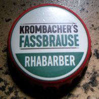 Kronkorken krombacher´s Fassbrause Rhabarber grün