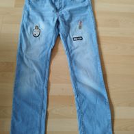 Jeanshose Damenjeans Jeans Straight Größe W32 / L 32