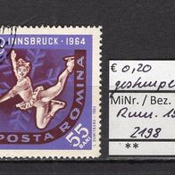 Rumänien 1963 Olympische Winterspiele, Innsbruck 1964 MiNr. 2198 gestempelt