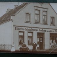 Delmenhorst: Bäckerei u. Colonialewaren J. Katenkamp, Foto-Ak 1907