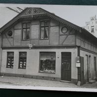 Flensburg: Uhrmacher G. Christiansen (Südergraben 7), Foto-Ak 1943