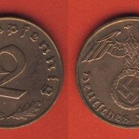 Deutsches Reich 2 Reichspfennig 1939 B