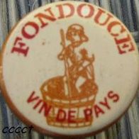Alter Fondouce Vin de Pays Wein Kork Kronkorken Flaschen-Verschluß Bouchon crown cap