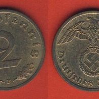 Deutsches Reich 2 Reichspfennig 1939 F