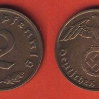 Deutsches Reich 2 Reichspfennig 1939 G